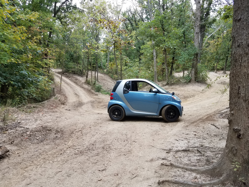 Illustration for article titled Finally took a smart for some legit offroading.